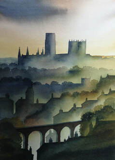 The Viaduct, Durham Ian Scott Massie Watercolour £295