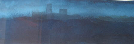 Durham, Nightfall Ian Scott Massie watercolour	£295